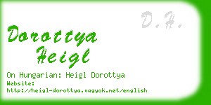 dorottya heigl business card